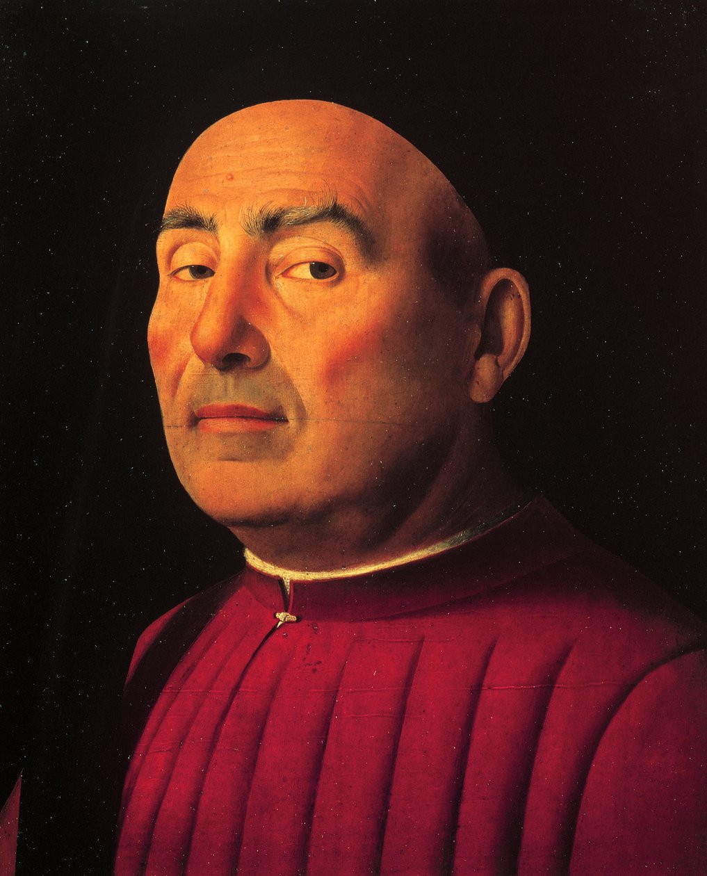 Férfi portré vagy Trivulzio (olaj, fa) alkotó: Antonello da Messina