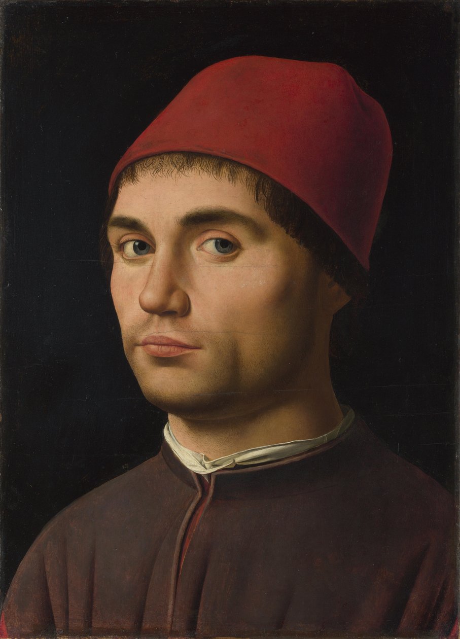 Férfi portré, 1475 körül alkotó: Antonello da Messina