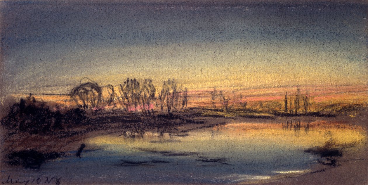 Naplemente, 1884. május alkotó: Frederick (attr. to) Barnard