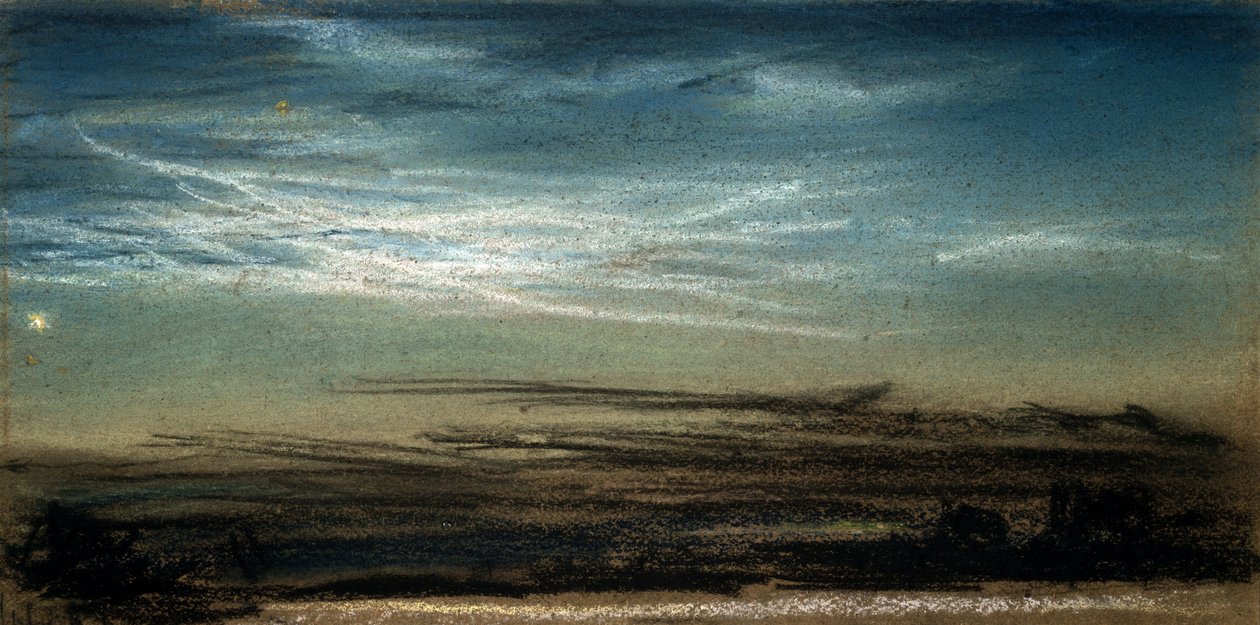 Naplemente és ködfelhő, 1885. július 6 alkotó: Frederick (attr. to) Barnard