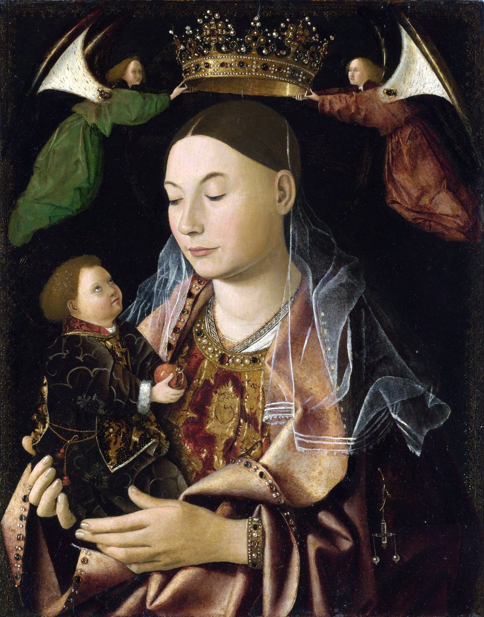 A Szűzanya és gyermeke alkotó: Antonello da Messina