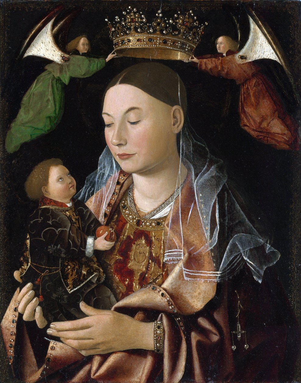 A Szűzanya és gyermeke alkotó: Antonello da Messina
