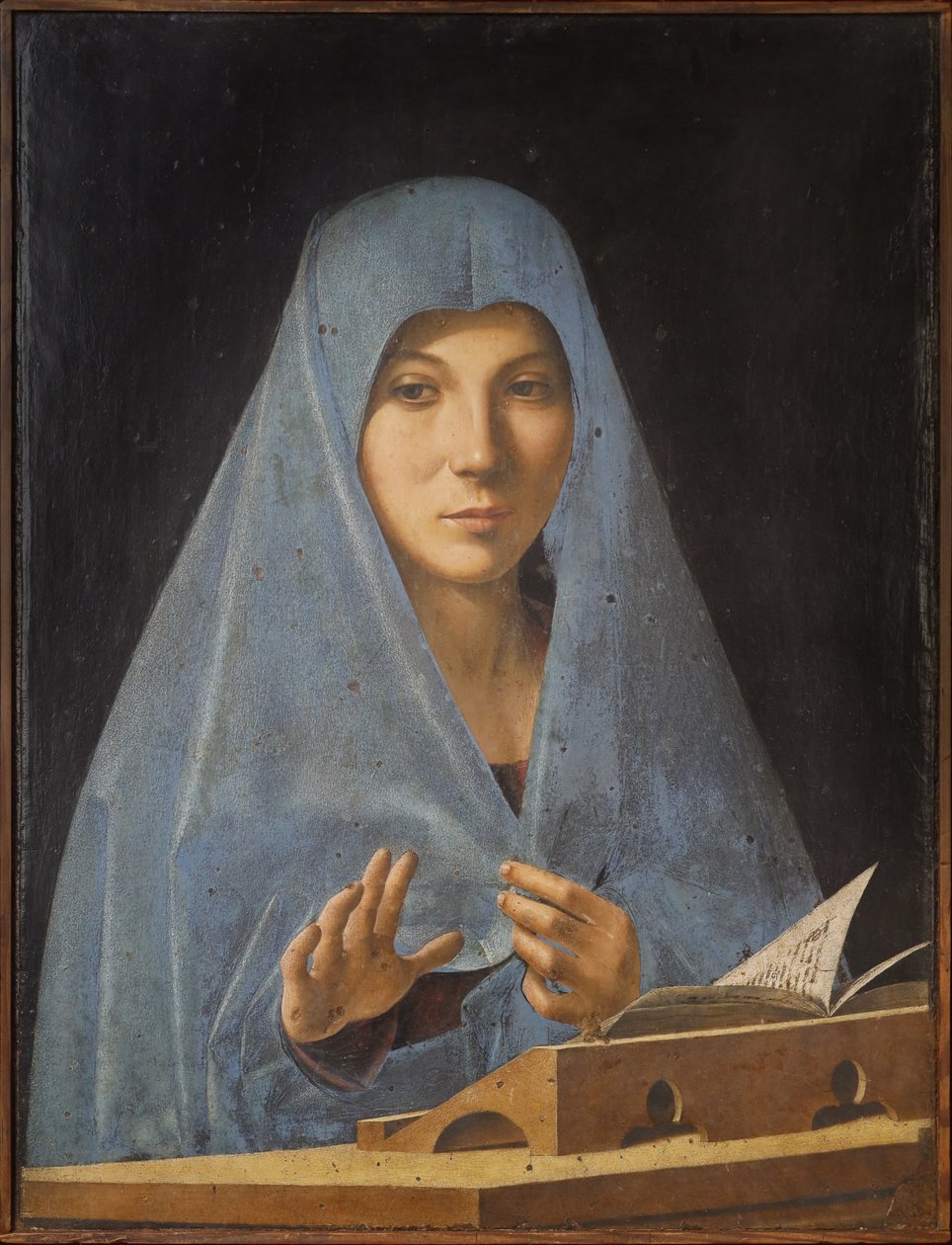 A bejelentés alkotó: Antonello da Messina