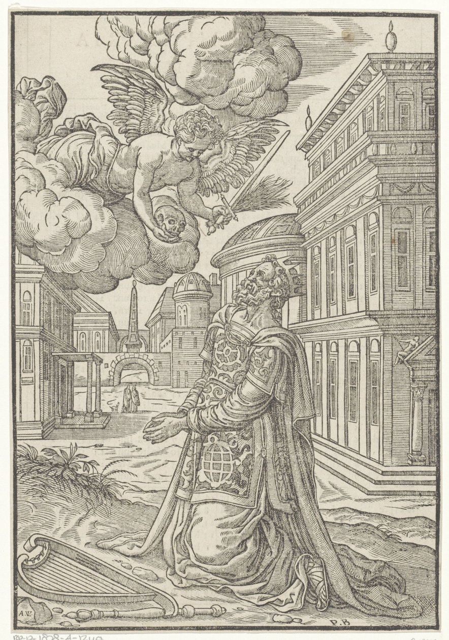 Térdelő David alkotó: Antoni van Leest