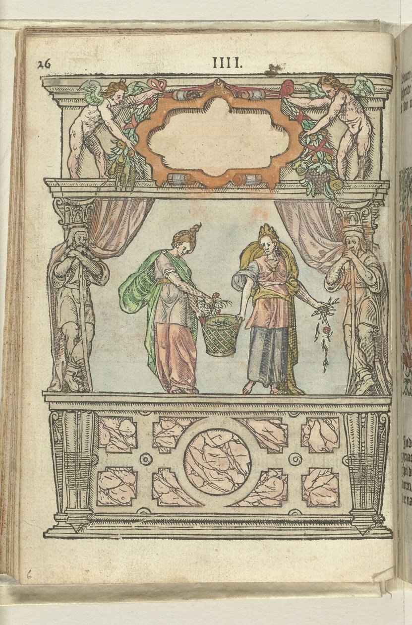 Jelenet Hebével és Voluptasszal, 1578 alkotó: Antoni van Leest