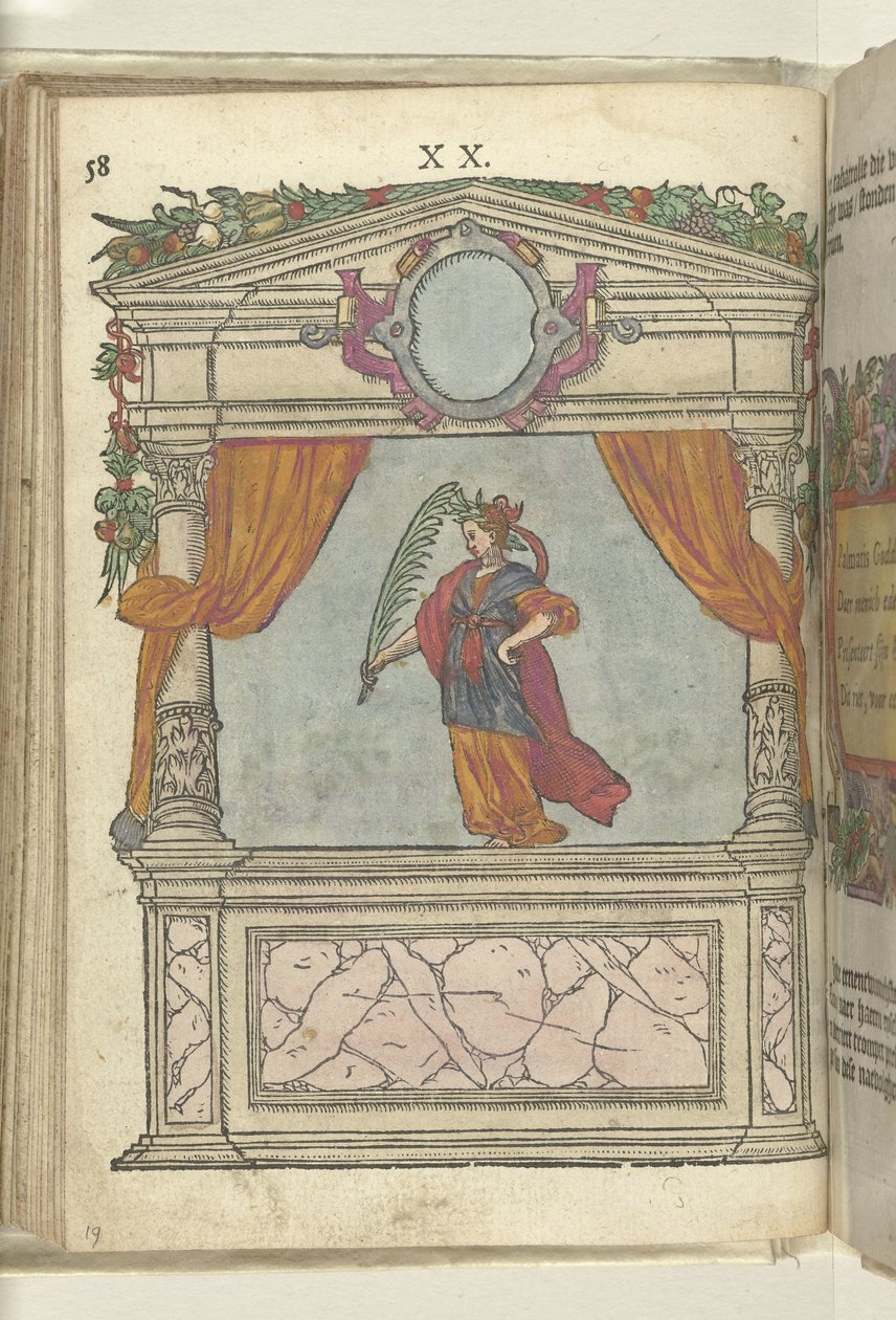 Jelenet a győzelem megszemélyesítésével (Palmaris), 1578 alkotó: Antoni van Leest