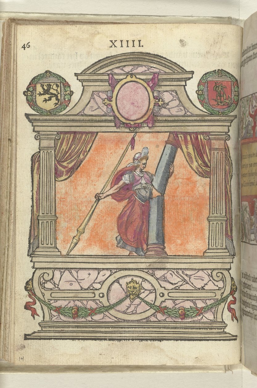 Jelenet az Erő megszemélyesítésével (Fortitudo), 1578 alkotó: Antoni van Leest