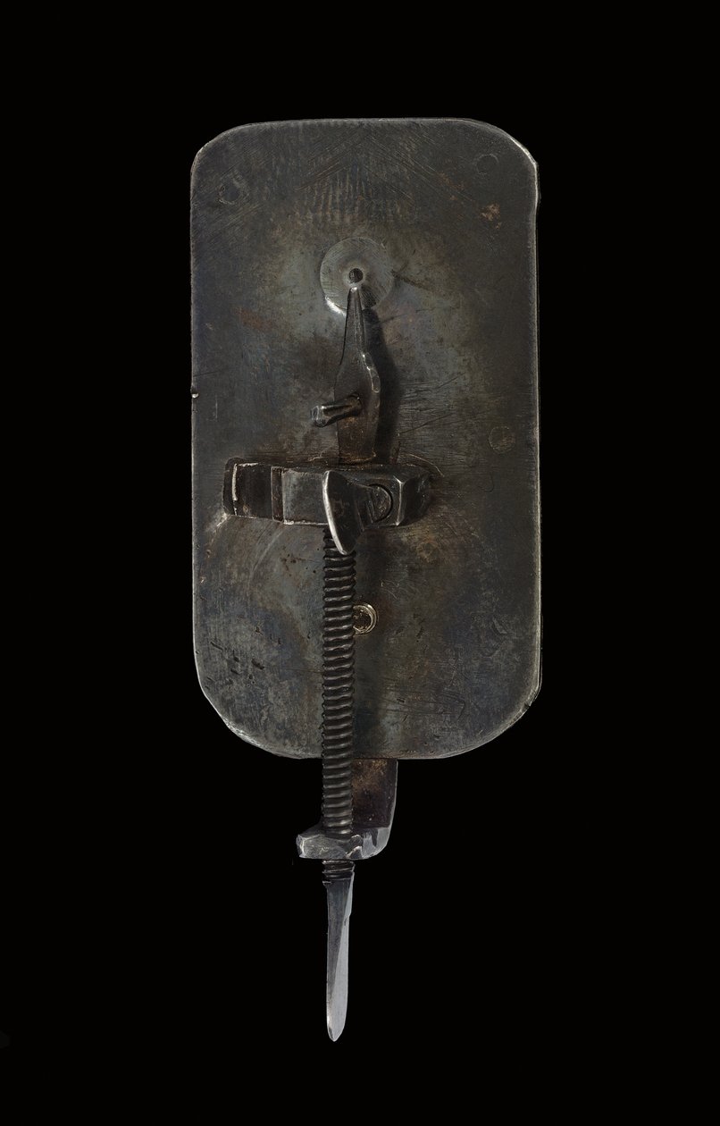 Mikroszkóp, 1690 körül (ezüst és üveg) (lásd még: 1121456-9) alkotó: Antoni van Leeuwenhoek