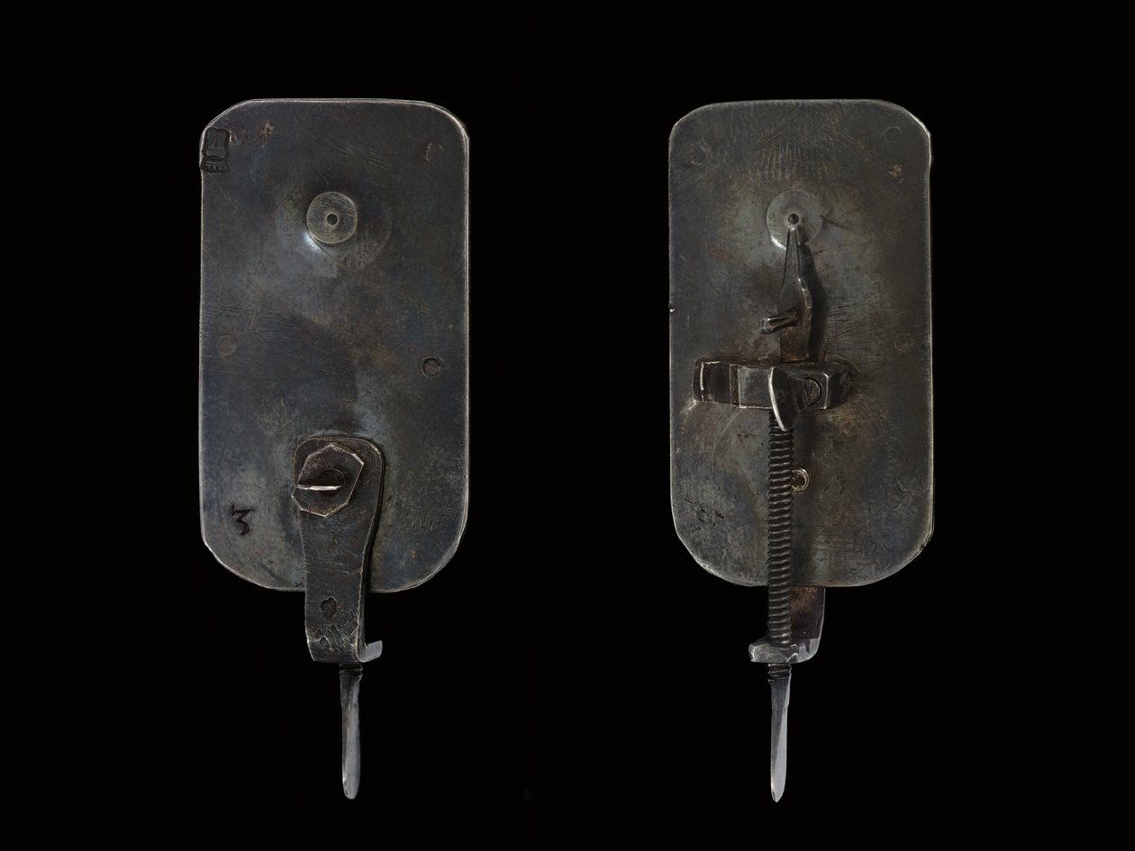 Mikroszkóp, 1690 körül (ezüst és üveg) (lásd még: 1121457-60) alkotó: Antoni van Leeuwenhoek