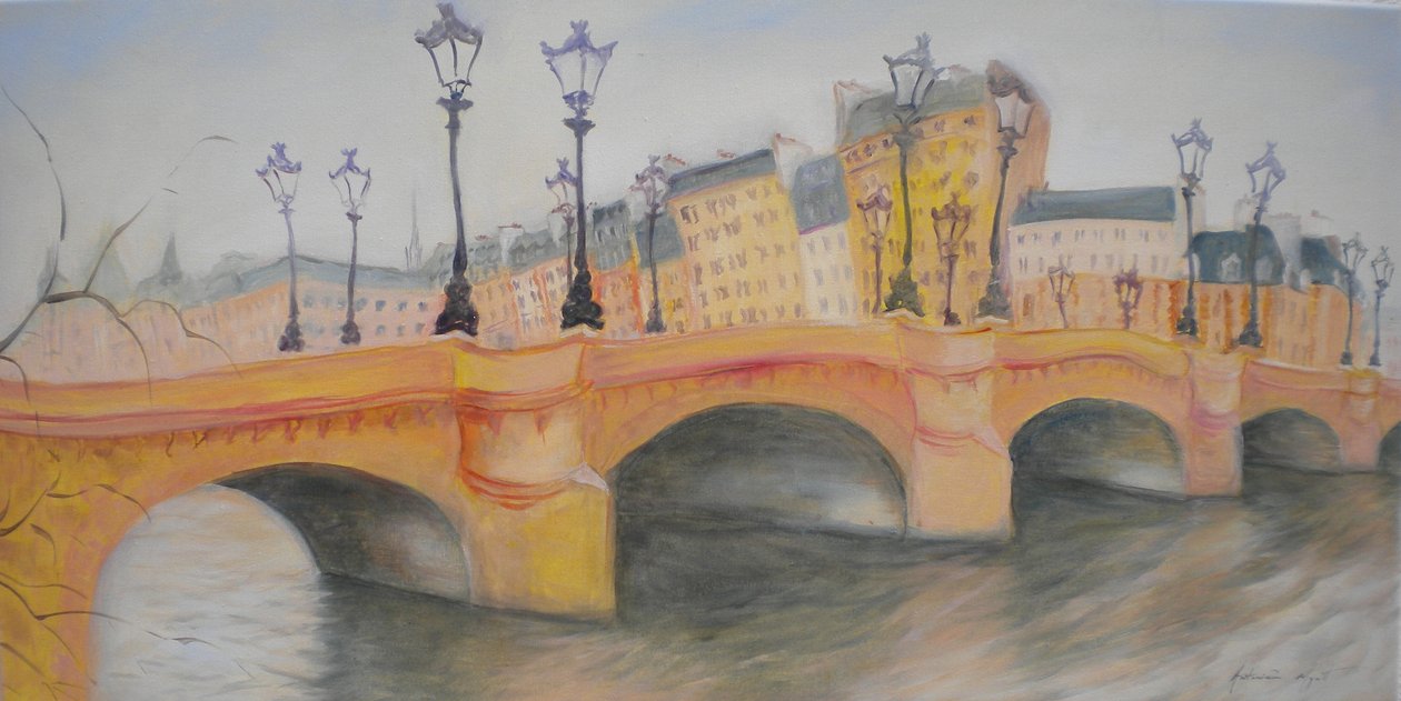 Pont Neuf és Ile de la Cite, 2010 alkotó: Antonia Myatt