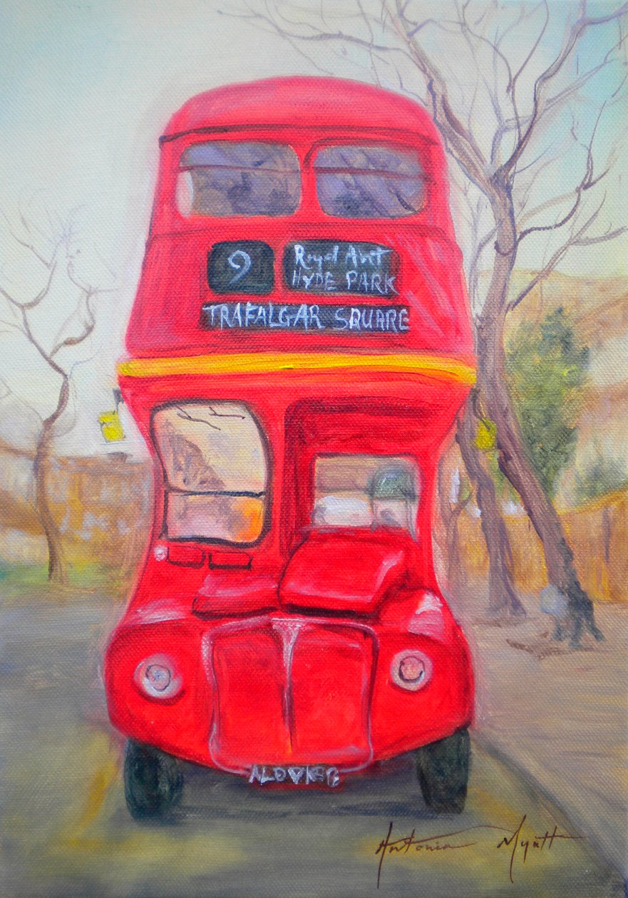 Redbus alkotó: Antonia Myatt