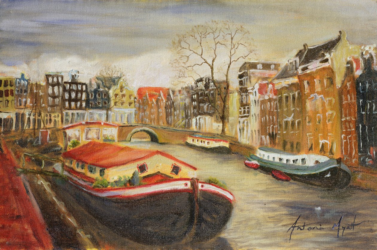 Red House Boat, Amszterdam, 1999 alkotó: Antonia Myatt