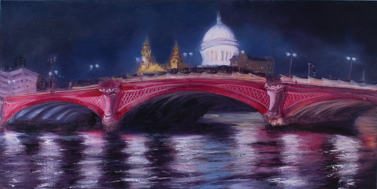 Szent Pál, Blackfriars Bridge, 2013 (olaj, vászon) alkotó: Antonia Myatt
