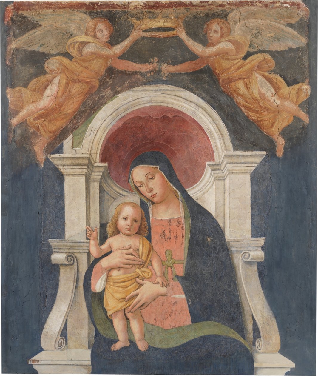 Antoniazzo Romano - Madonna és gyermeke, 1495 körül. alkotó: Antoniazzo Romano