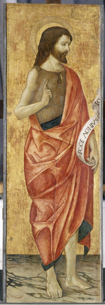 Keresztelő János, 1500 körül (tempera nyárfán) alkotó: Antoniazzo Romano