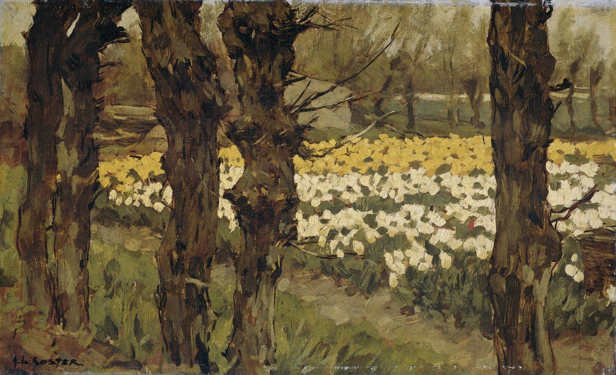 Tulipán mezők alkotó: Antonie Louis Koster