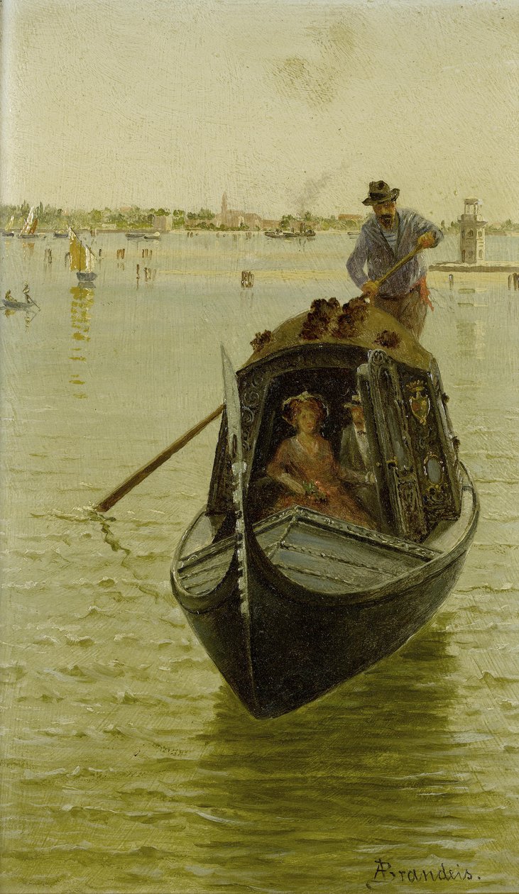 Velencei gondola alkotó: Antonietta Brandeis