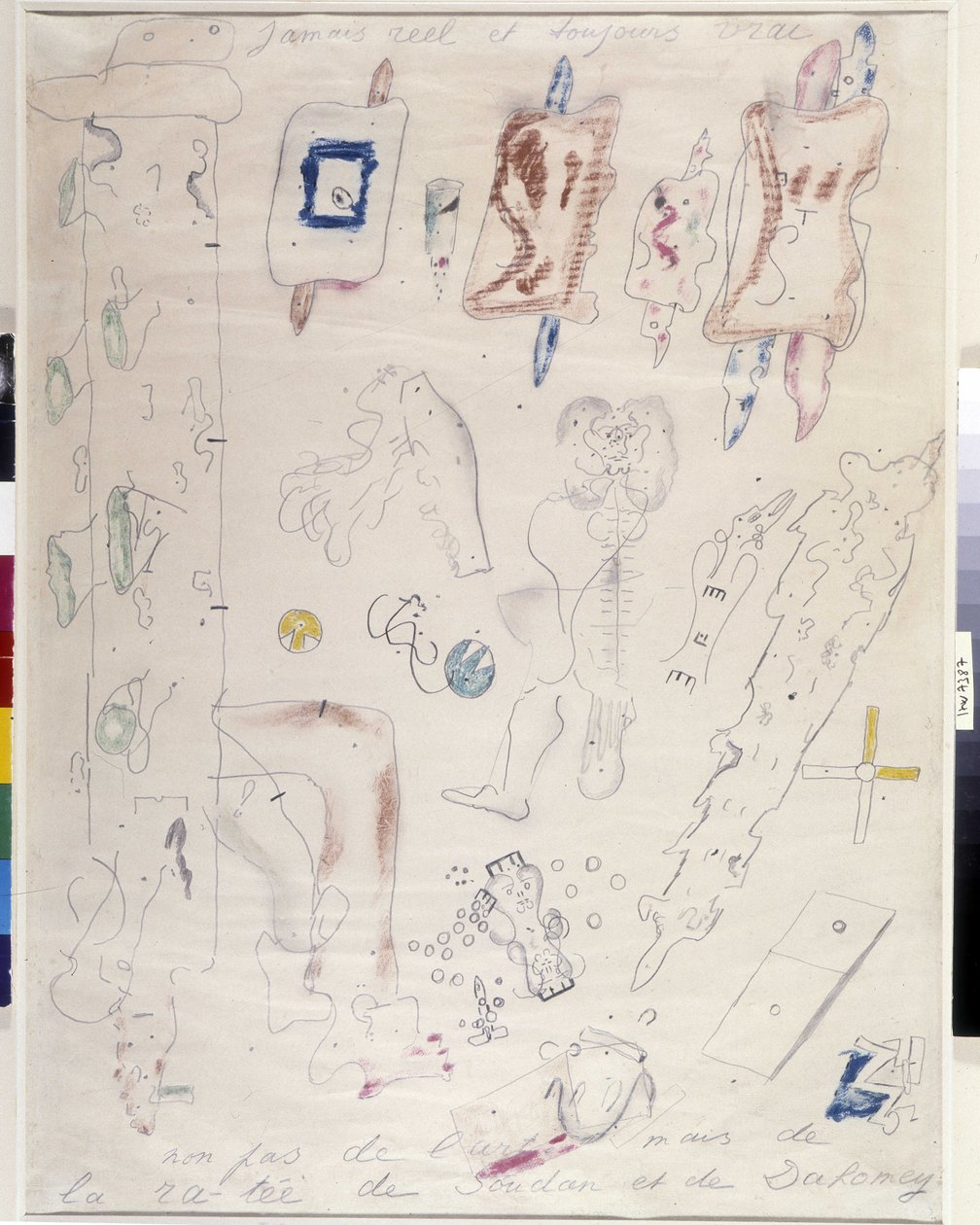 Soha nem igazi és mindig igaz - 1945 január (dessin) alkotó: Antonin Artaud