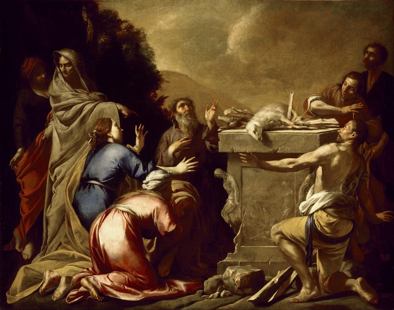 Noé áldozata alkotó: Antonio de Bellis