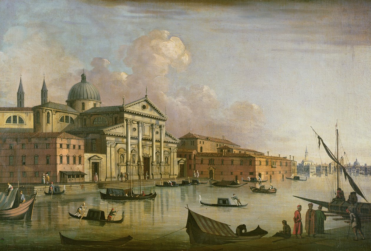 Velence: San Giorgio Maggiore kilátása (63930-as pár) alkotó: Giovanni Antonio Canal