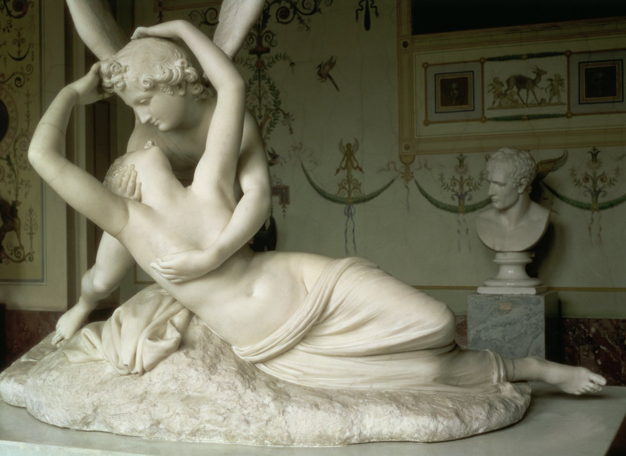 Ámor és Psyche, 1796 (márvány) alkotó: Antonio Canova