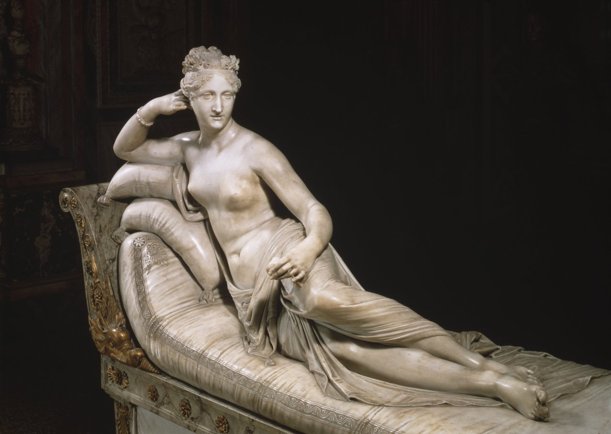 Pauline Bonaparte, mint a Vénusz diadalmaskodója, 1805-2008 körül (márvány) (lásd még: 20019) alkotó: Antonio Canova