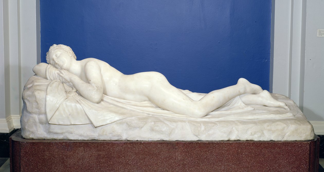 Alvó nimfa, 1820-24 körül (márvány) alkotó: Antonio Canova