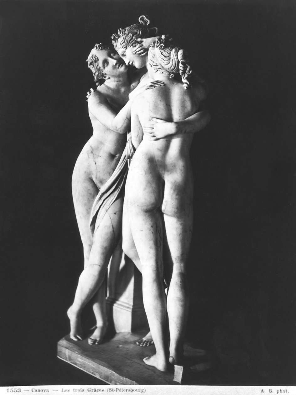 Három grácia, 1812-16 (márvány) (lásd még 266965 és 266967) alkotó: Antonio Canova