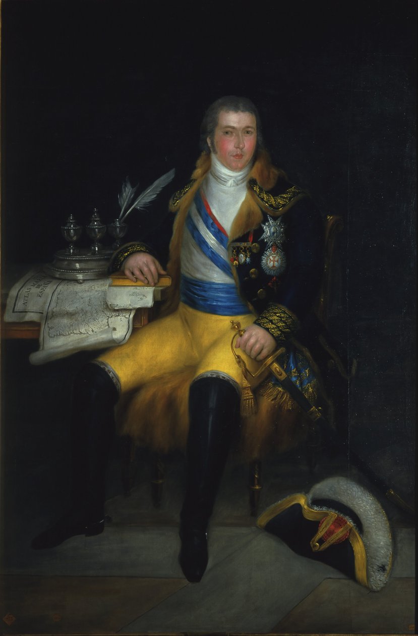 Don Manuel Godoy arcképe alkotó: Antonio Carnicero
