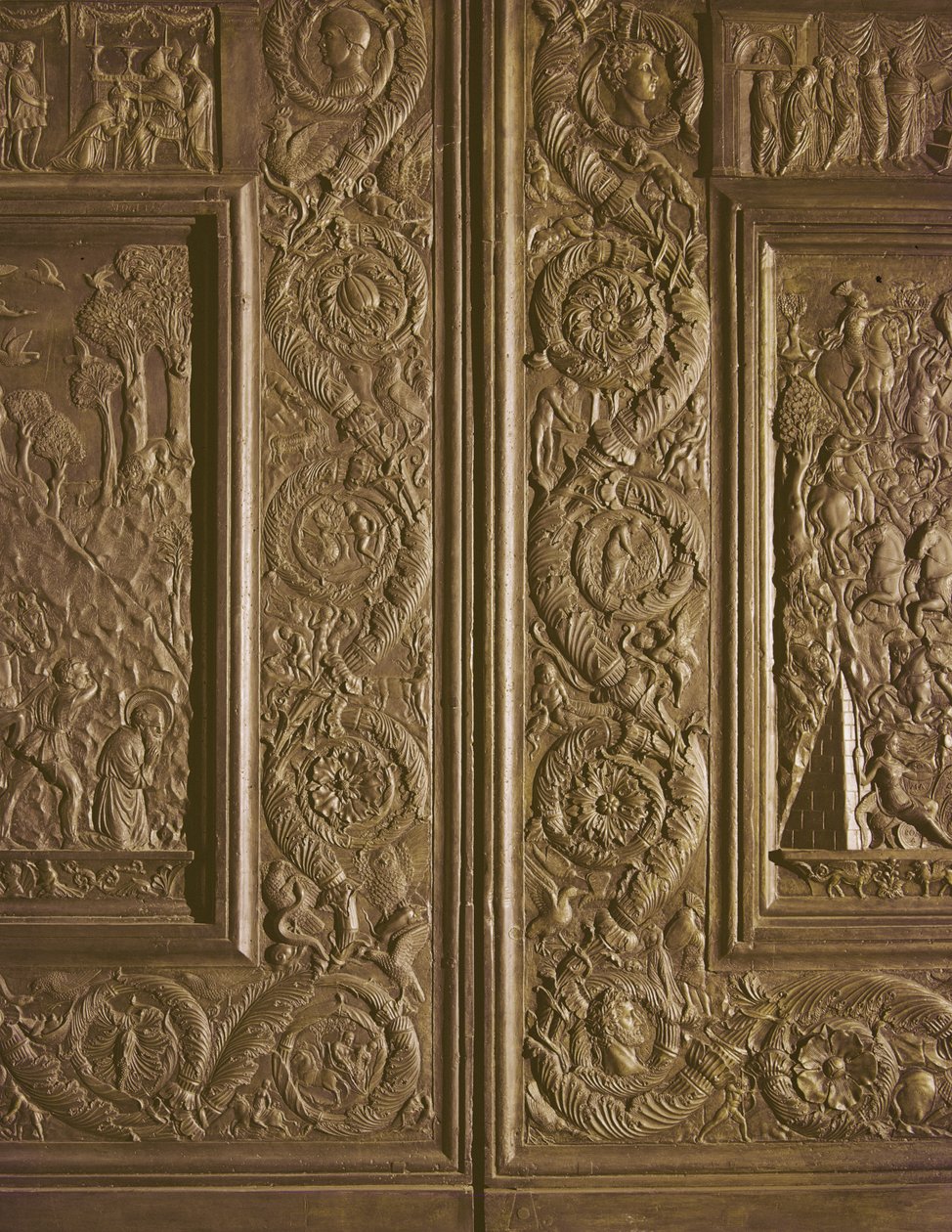 Részlet a bazilika központi ajtajából, díszítés 1439-45 (bronz) (lásd még 247330-247337) alkotó: Antonio Filarete