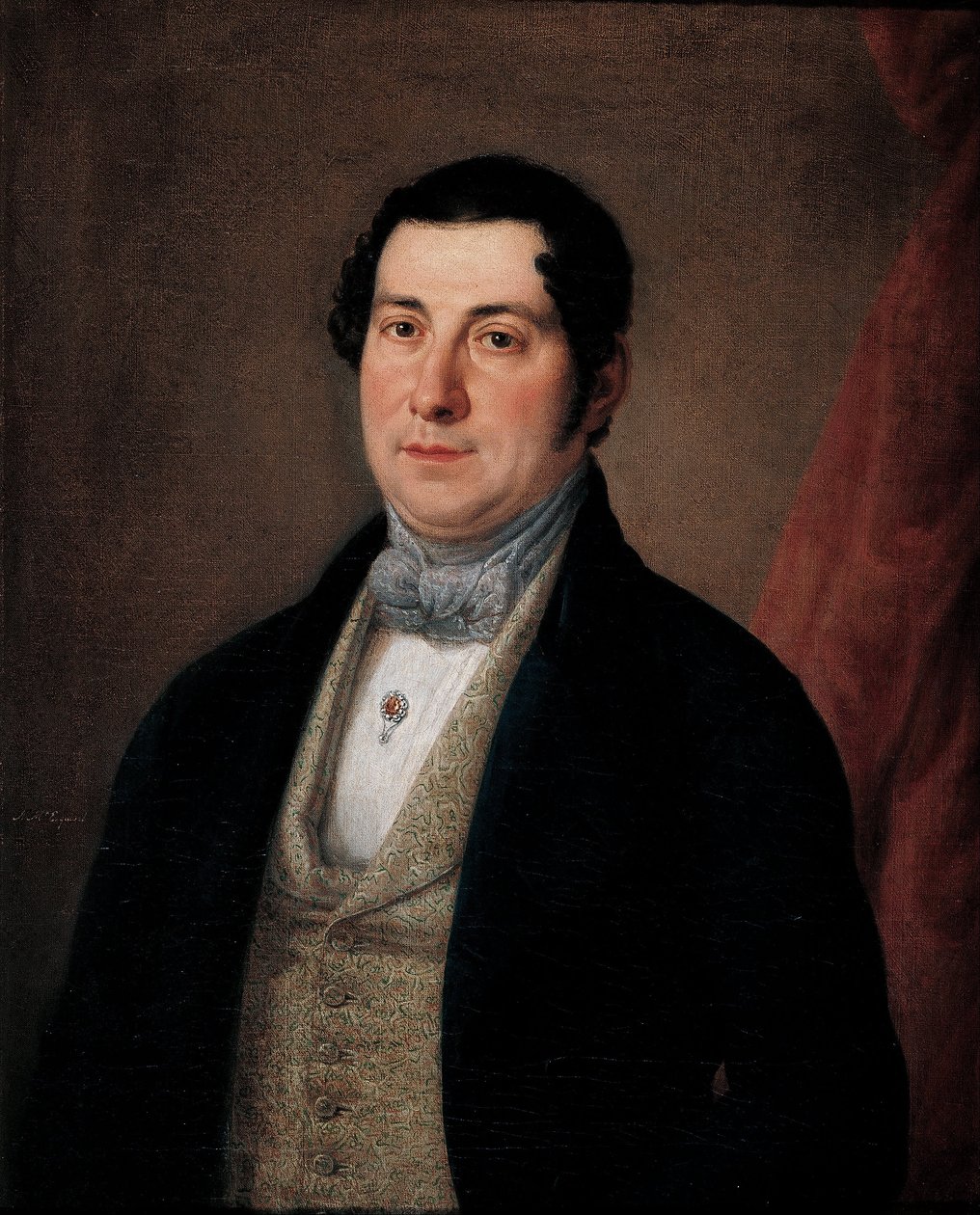 Egy úriember portréja alkotó: Antonio María Esquivel