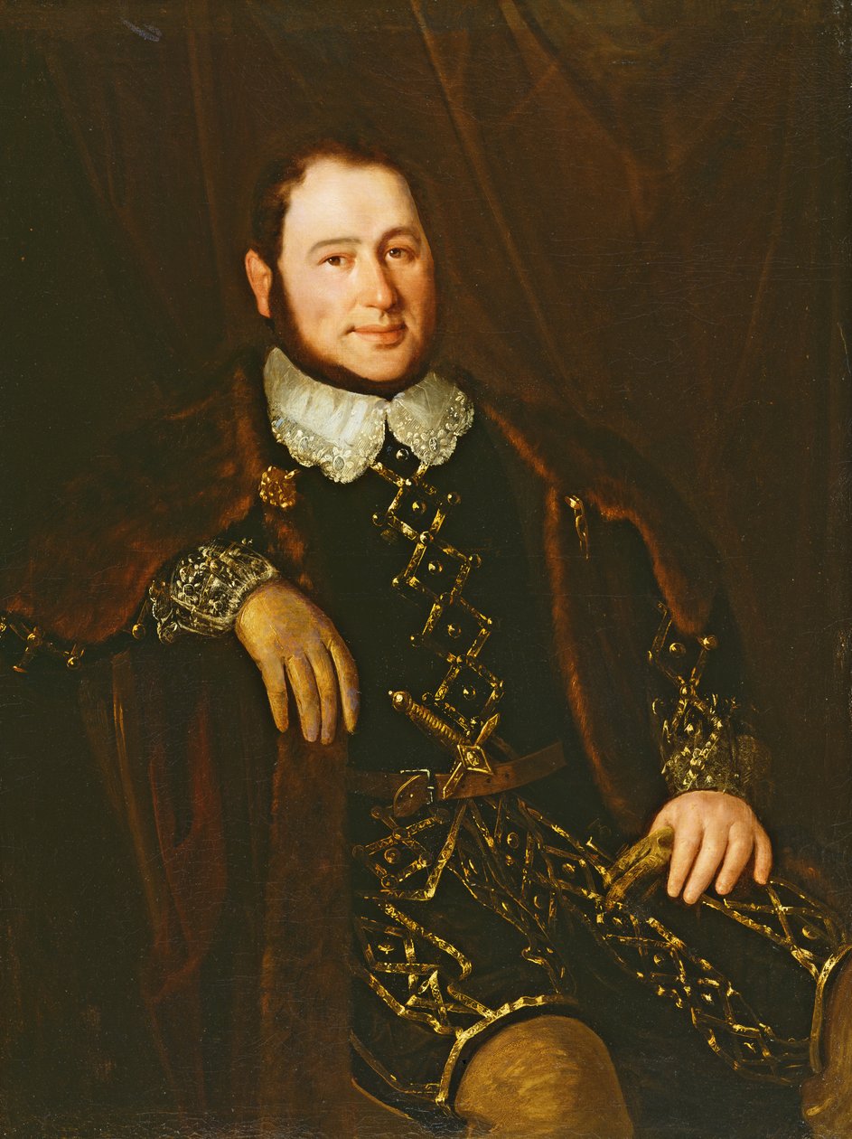 Ronconi énekes portréja, 1842 körül alkotó: Antonio María Esquivel