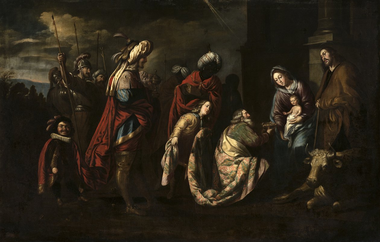 A mágusok imádása alkotó: Antonio Palomino
