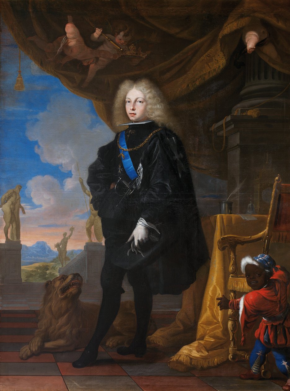 V. Fülöp spanyol király portréja alkotó: Antonio Palomino