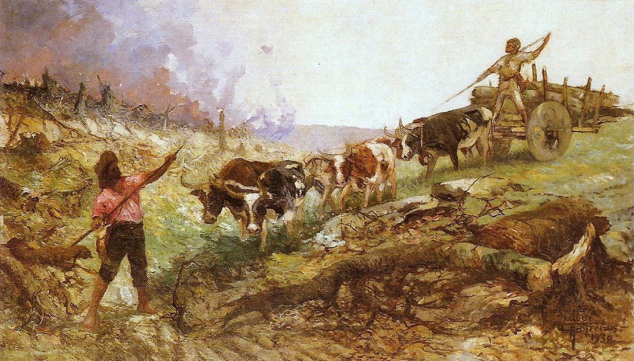 Laborn vázlatok alkotó: Antonio Parreiras