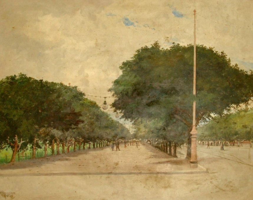 Largo da Polvora járdája alkotó: Antonio Parreiras