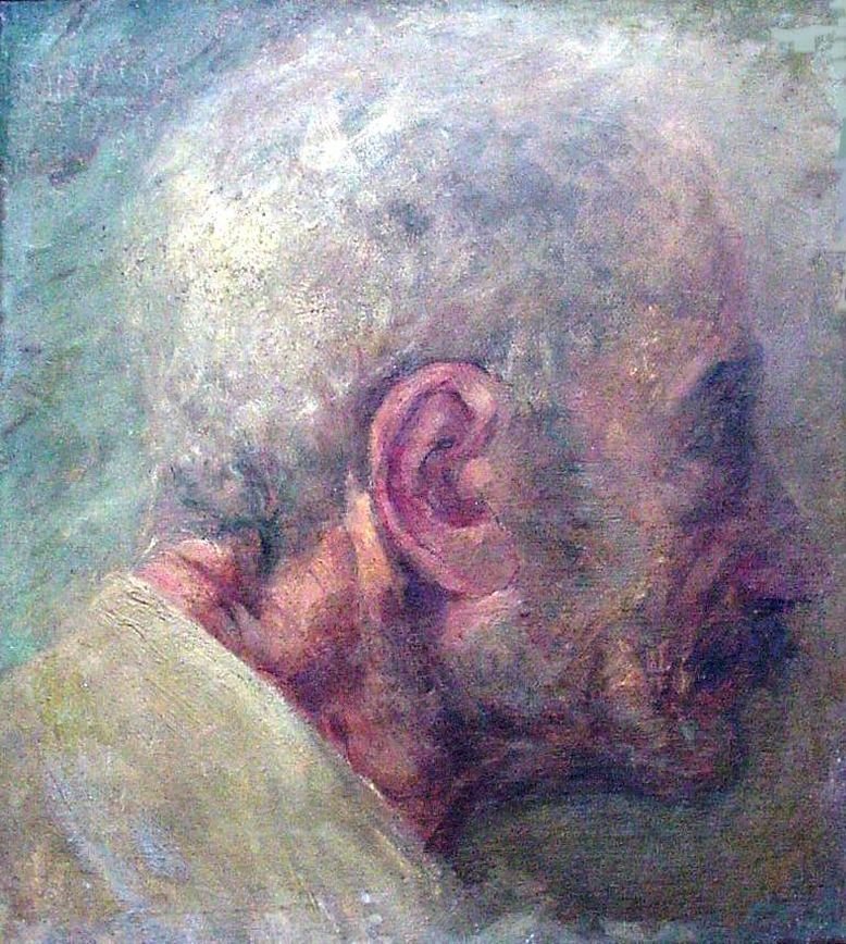 Egy idős ember feje alkotó: Antonio Parreiras