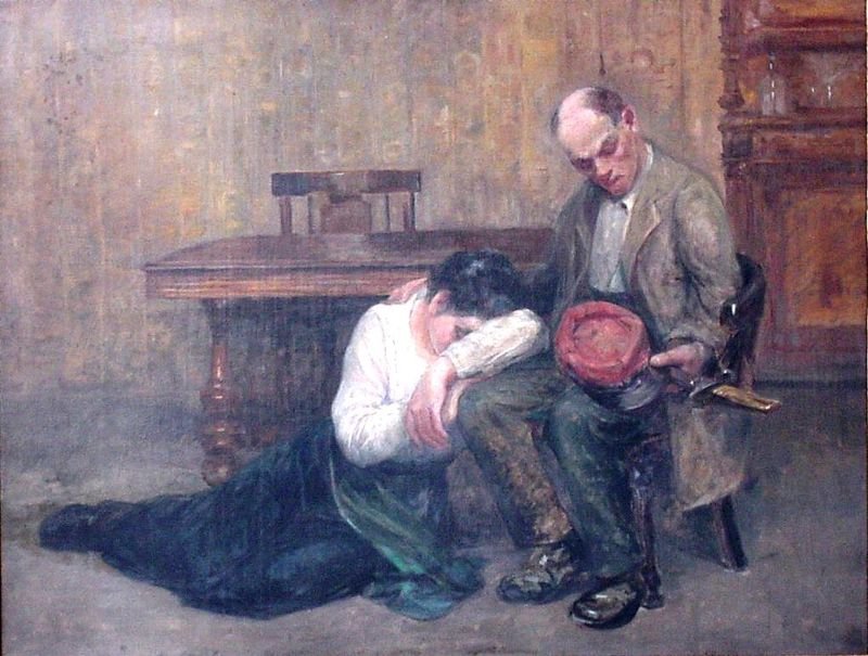 Szent ereklye alkotó: Antonio Parreiras