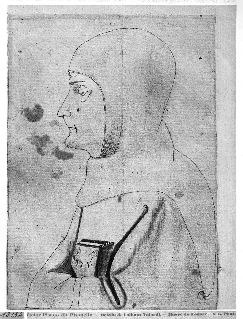 Monk, a Vallardi albumból alkotó: Antonio Pisanello