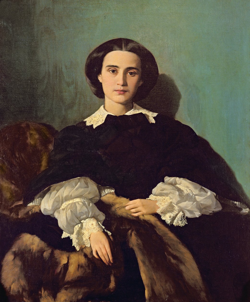 Contessa G. Tempestini portréja, 1854 alkotó: Antonio Puccinelli