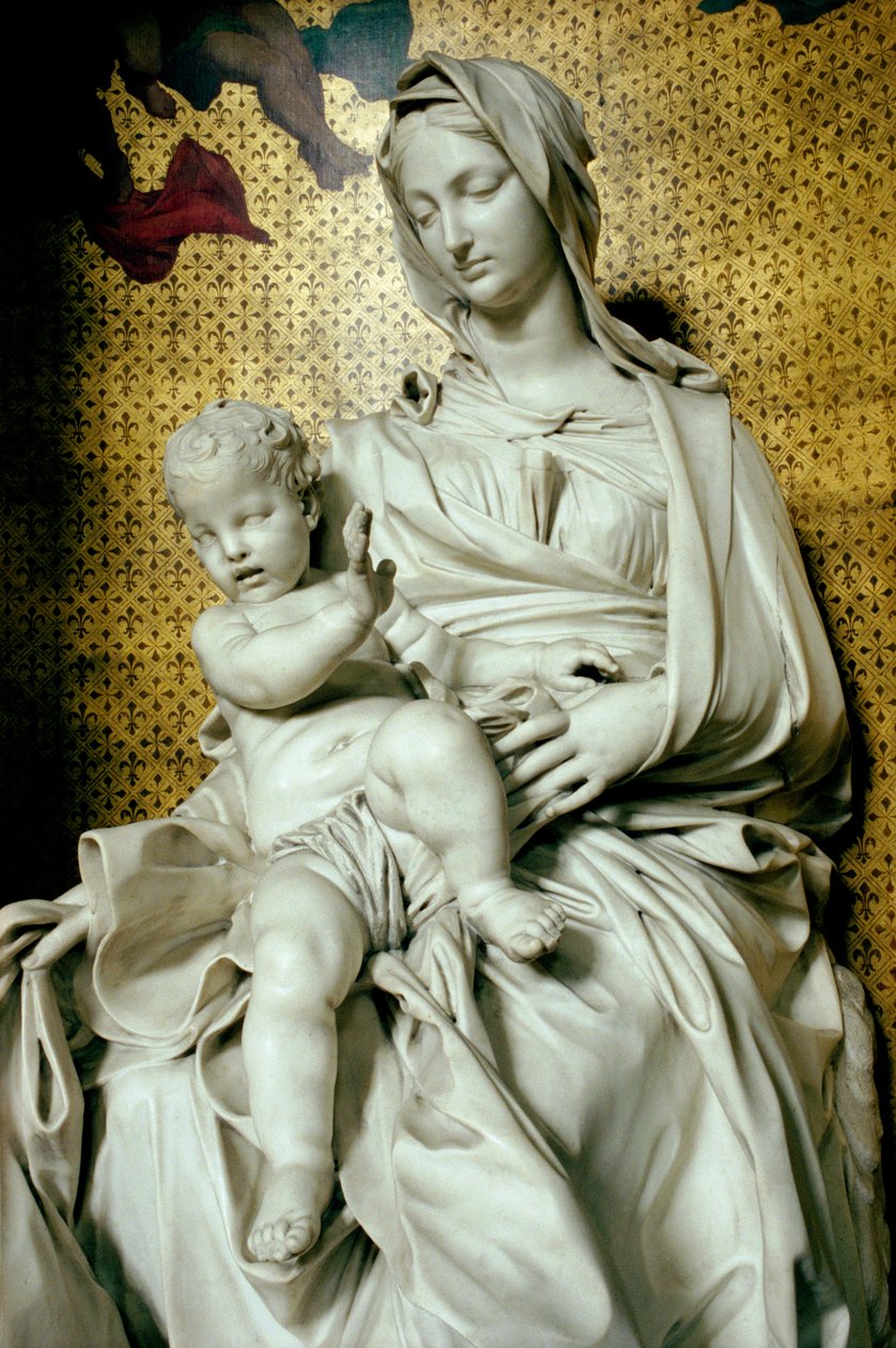 Szűzanya és gyermeke, 1640 (márvány) alkotó: Antonio Raggi