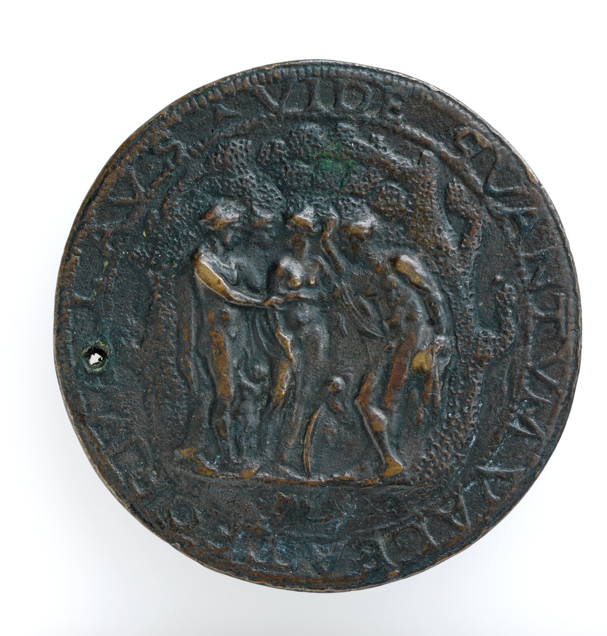 Giovanni Battista Casalio püspök öntött érmének hátlapja (bronz) alkotó: Antonio Vicentino