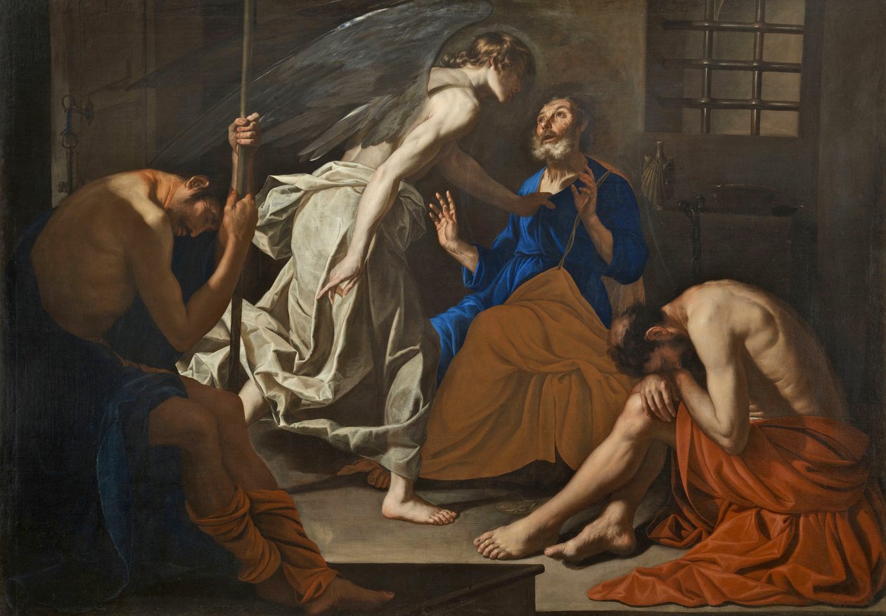 Szent Péter felszabadítása alkotó: Antonio de Bellis
