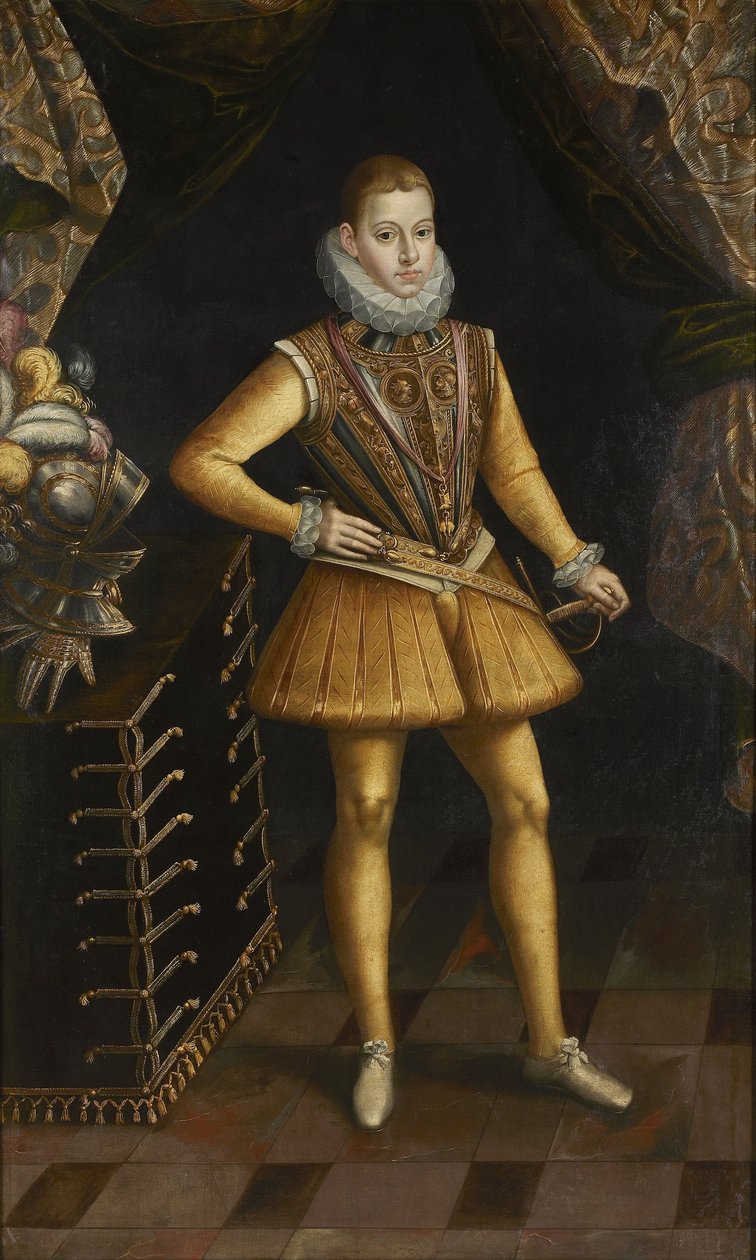 Spanyol III. Fülöp arcképe alkotó: Antonio de Succa