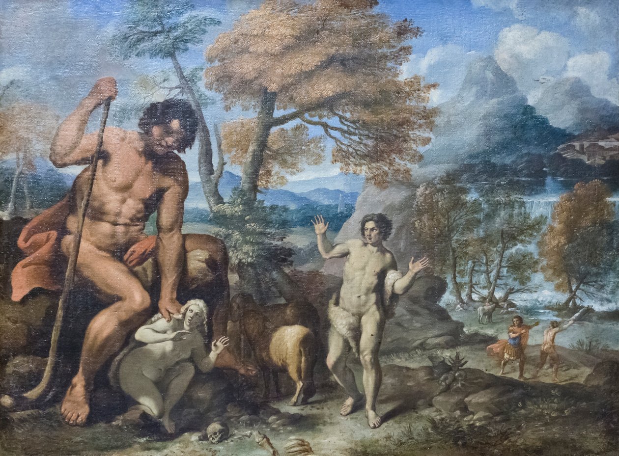 Norandinót és Lucinát az Ogre fedezte fel alkotó: Antonio (c.1400 49) Alberti