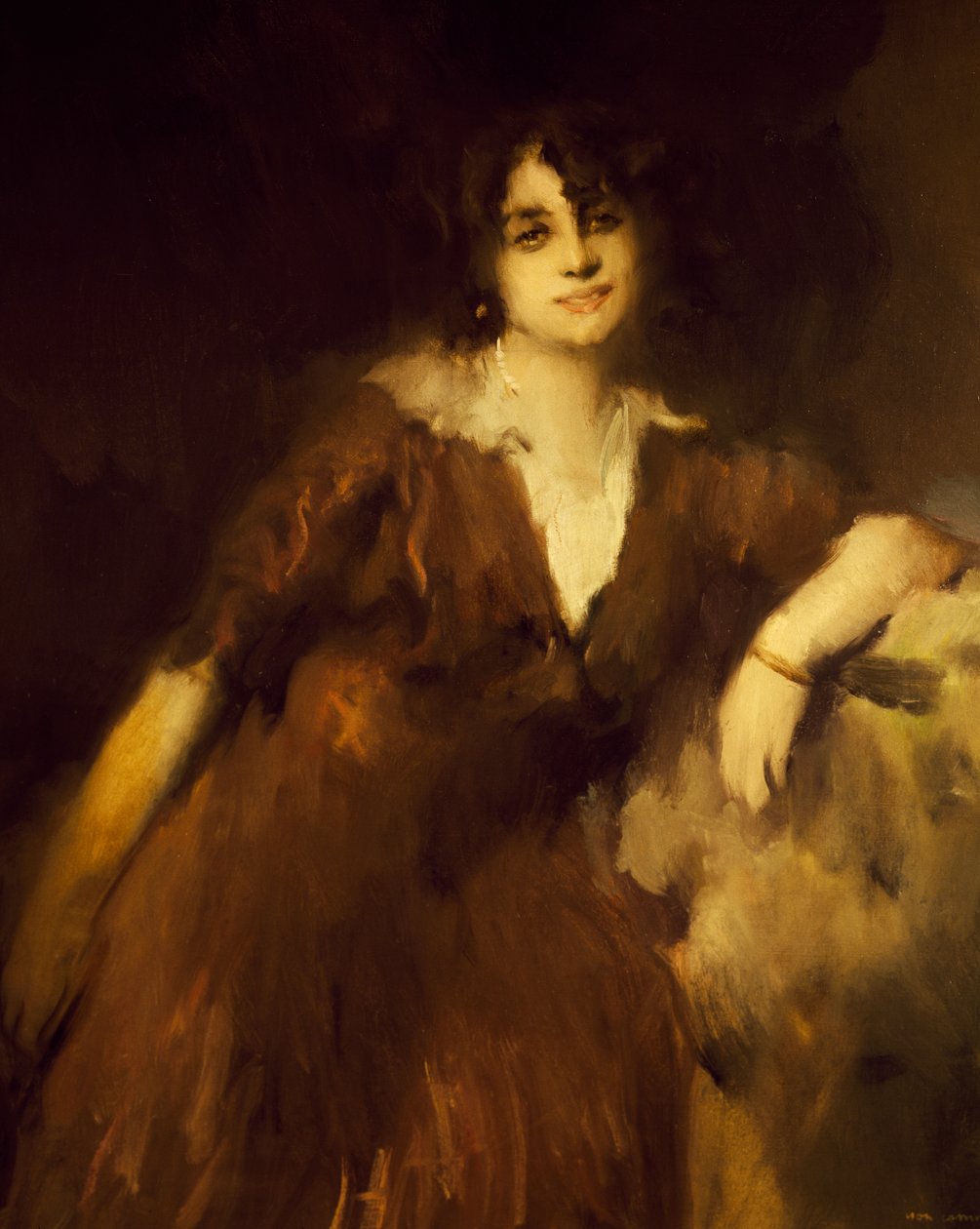 Rosina Storchio portréja (Velence alkotó: Antonio Ambrogio Alciati