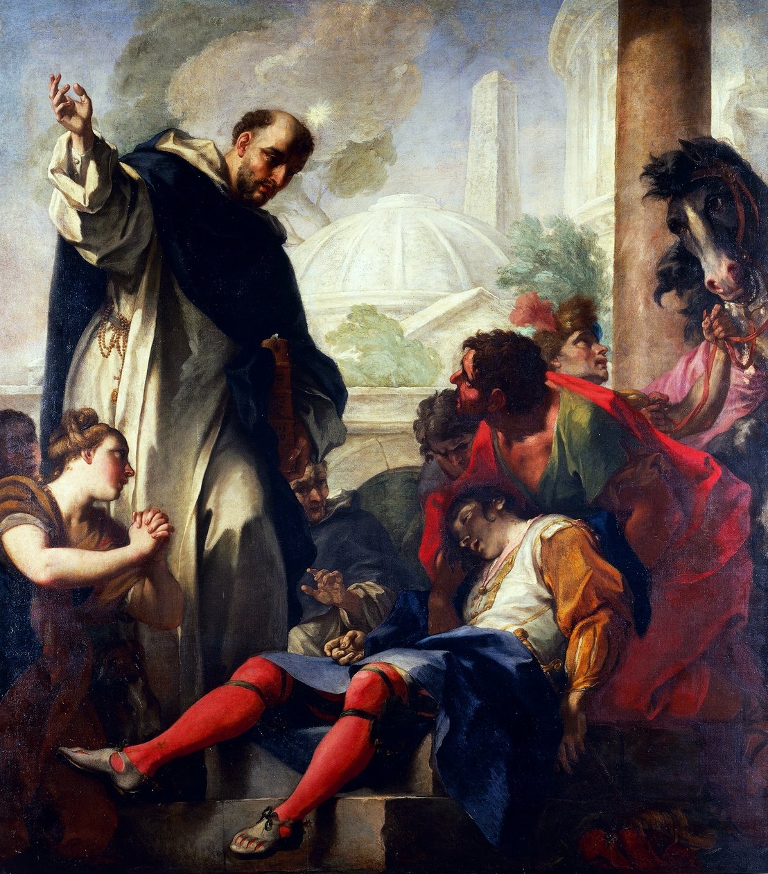 Olasz: Szent Domonkos csodája Szent Domonkos csodája alkotó: Antonio Balestra