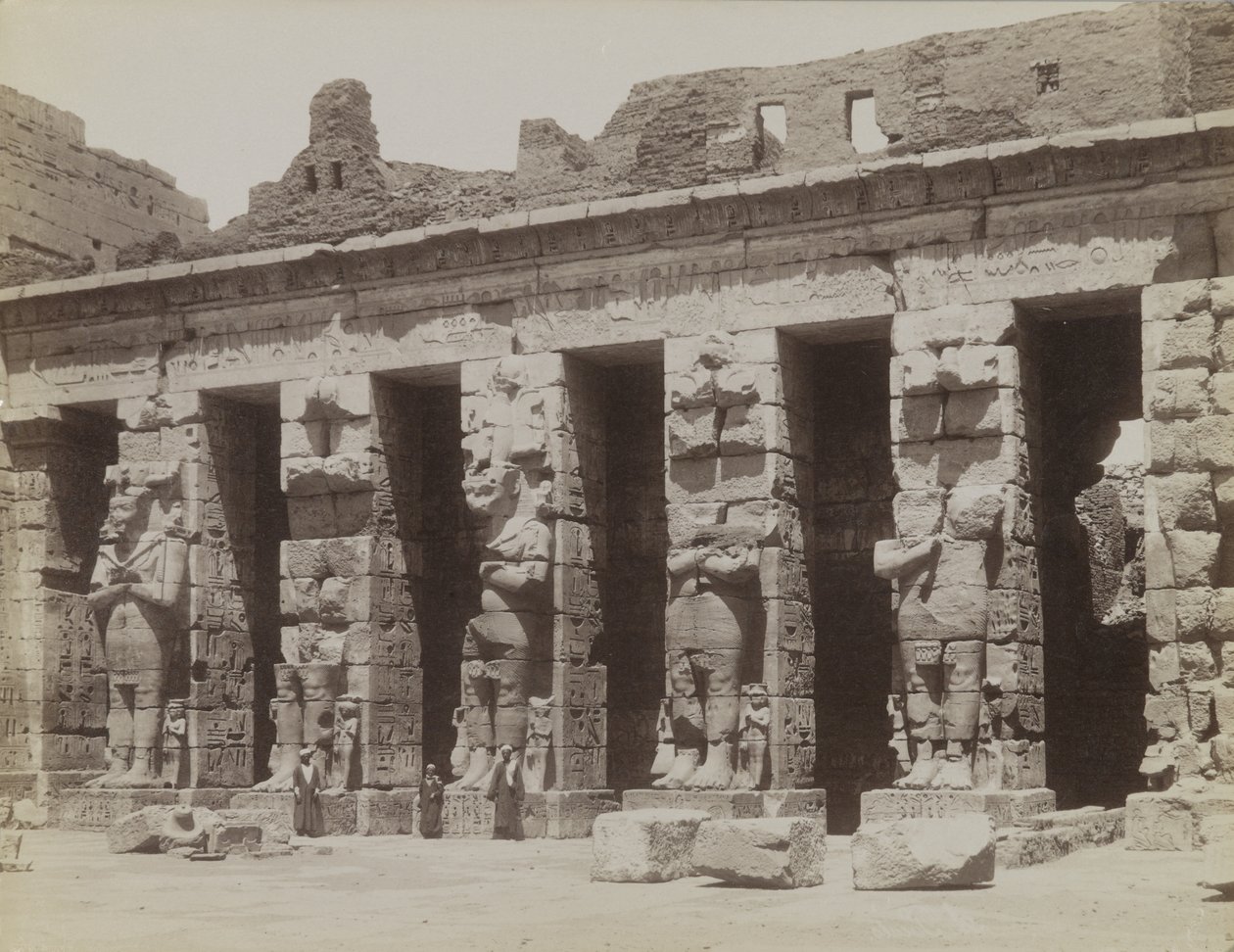 Medinet Habu alkotó: Antonio Beato