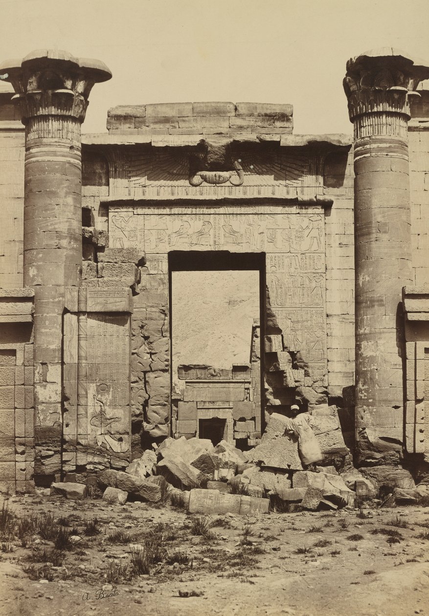 Medinet Habu: Római oszlopok alkotó: Antonio Beato