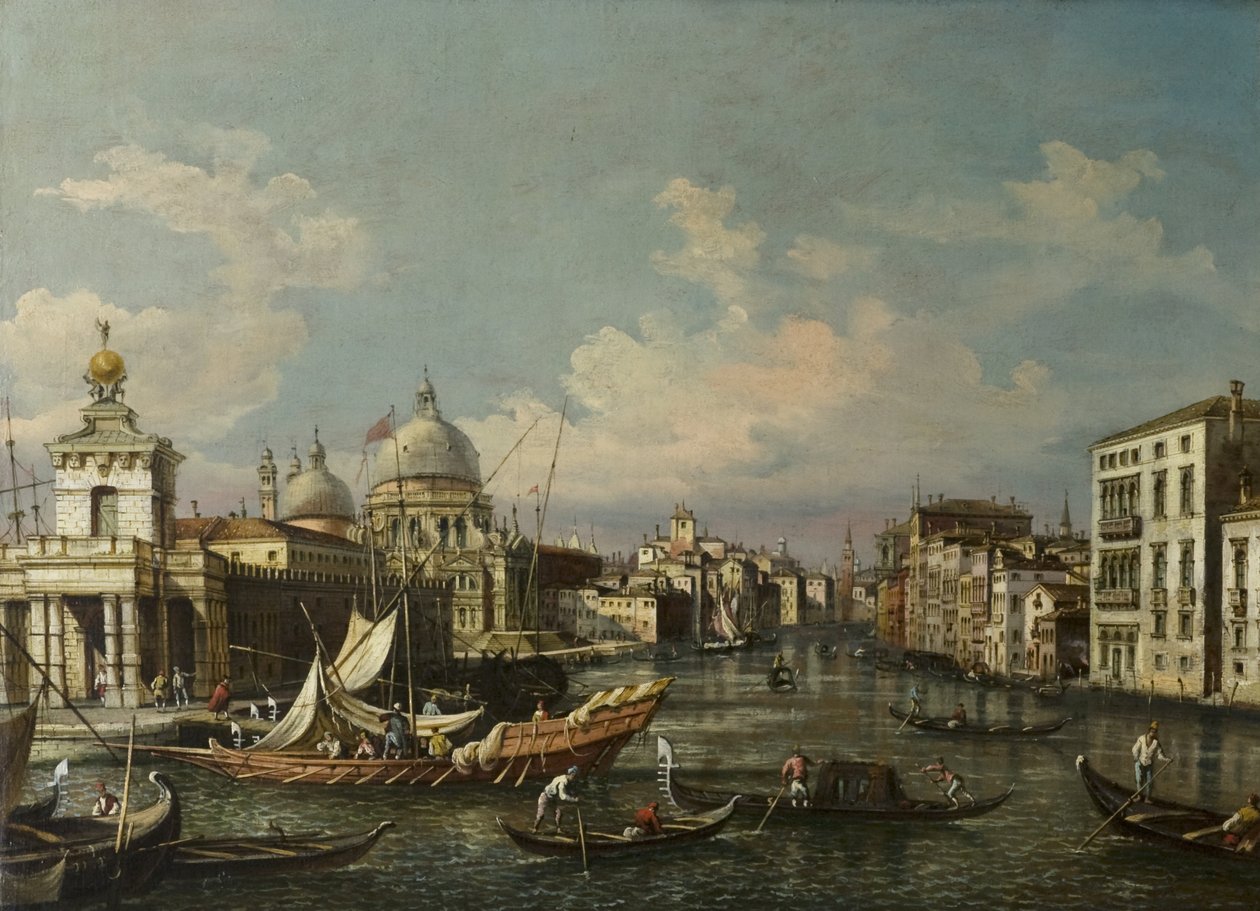 A Canal Grande torkolata alkotó: Giovanni Antonio Canal